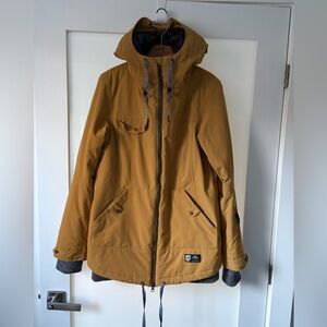 Orage Women’s Yellow Hooded Ski Jacket